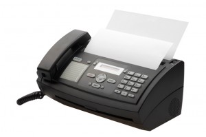 Faxgerät empfängt Fax